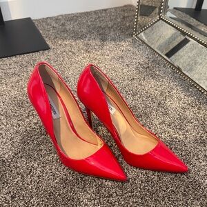 Steve Madden Daisie Vibrant Red Heels